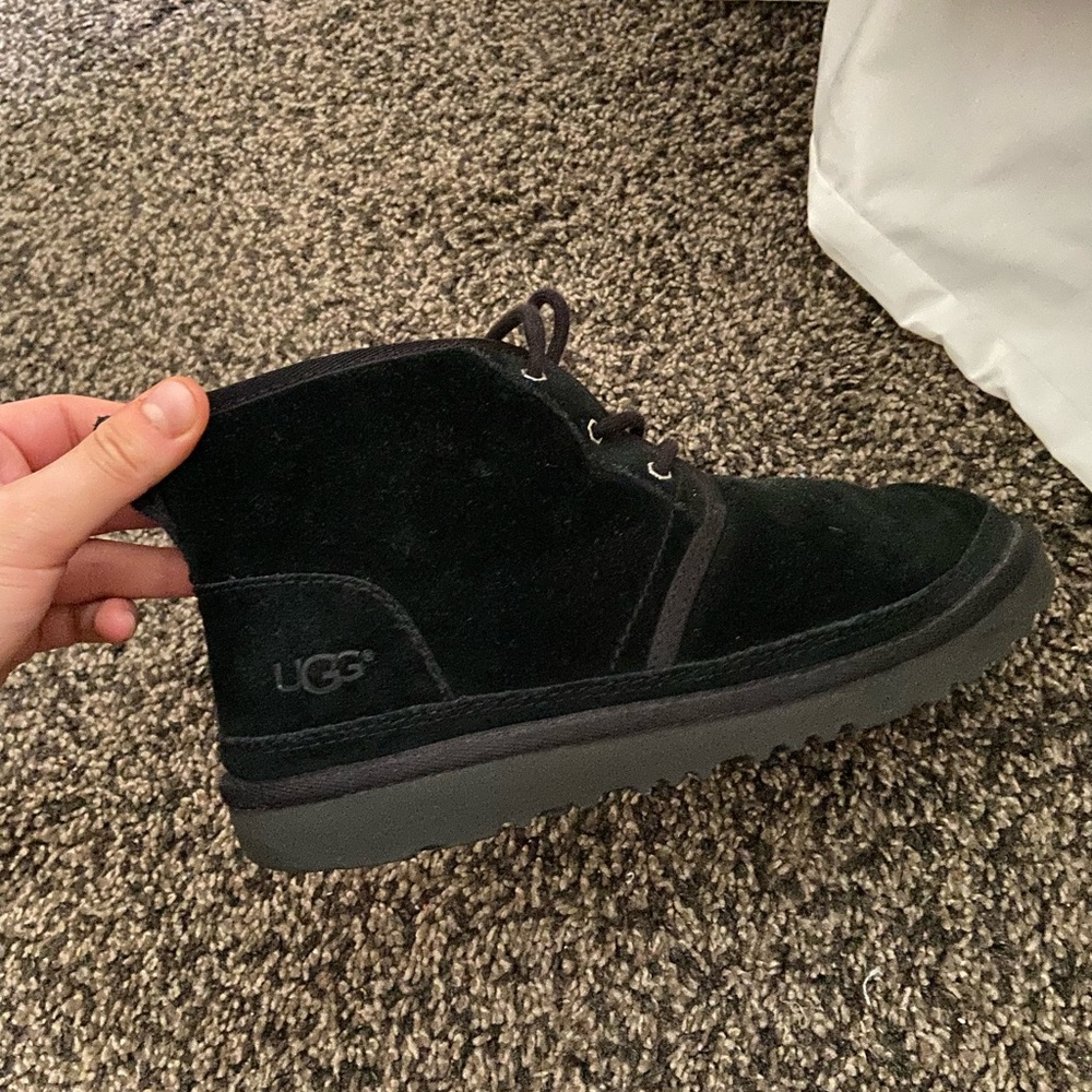 Black Lace-up UGGs